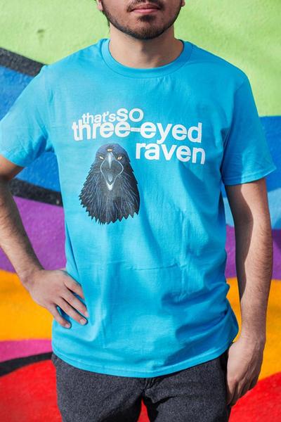 three-eyed raven t shirt, that's so raven t shirt, that's so raven funny, gifts for game of thrones fans, game of thrones t shirt, game of thrones puns, game of thrones gifts for him, game of thrones gifts for her