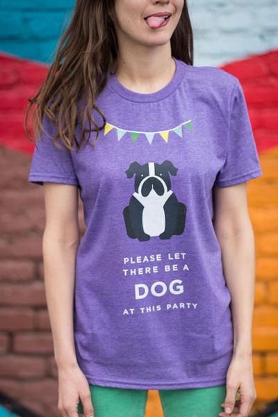 t shirts for dog lovers, t shirts dog lovers, gifts for people with anxiety, gifts for dog lovers, dog at party