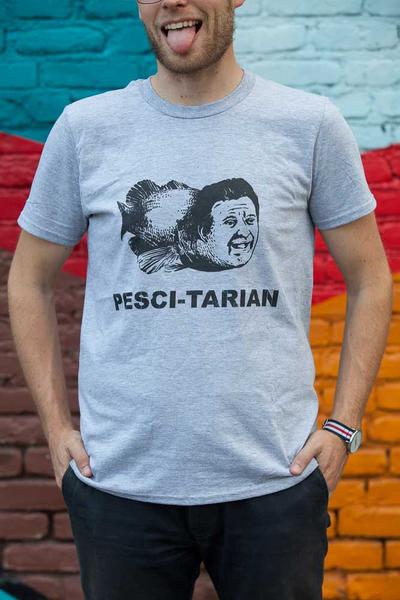 pesci-tarian t-shirt, pescitarian t-shirt, joe pesci t-shirt